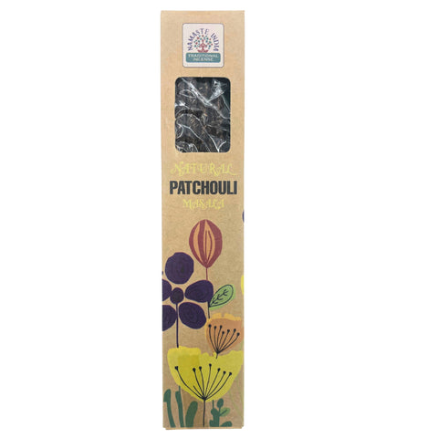 Natural Botanical Masala Incense Sticks - Patchouli By Namaste India NEW