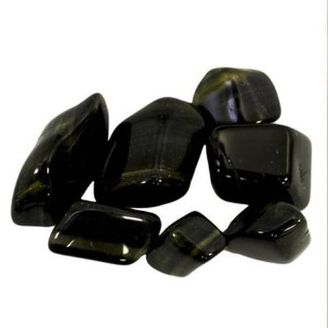 24 Large Tumble Stones - Blue Tiger Eye Gemstones Talisman Ancient Wisdom NEW