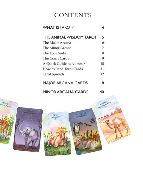 Spirit Animal Tarot Cards & Book Cico Books By Dawn Brunke & Ola Liola NEW