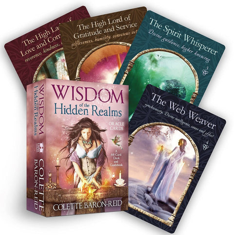 Wisdom Of The Hidden Realms Oracle Cards Deck And Guidebook Divine