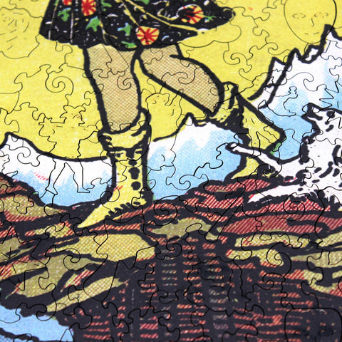 Tarot: The Fool (Rider-Waite) Wooden Puzzle 250 pieces Fantasy Puzzles