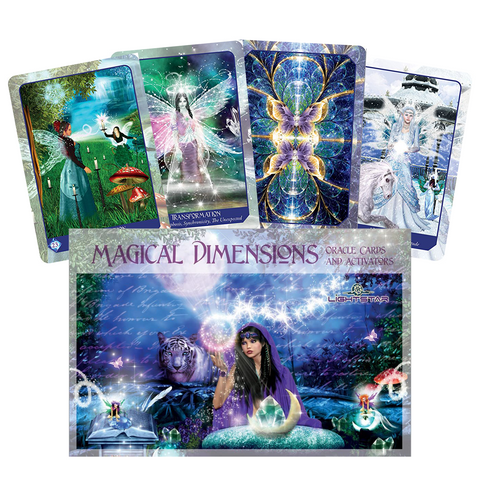 MAGICAL DIMENSIONS ORACLE CARDS AND ACTIVATORS LIGHTSTAR SCHIFFER PUBLISHING NEW