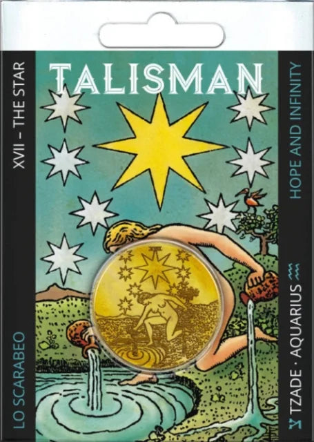 Tarot Talisman The Star Hope And Infinity Coin Aquarius Tzade Lo Scarabeo Ttc17