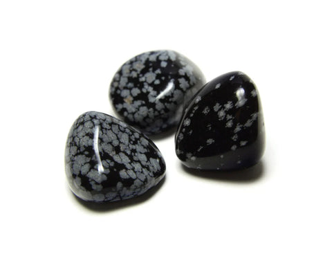Snowflake Obsidian Tumble Stones Tumble Crystals 500 Grams Pack Lo Scarabeo Cr17