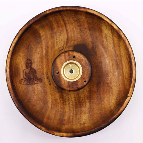 Incense Stick & Cone Burner Disc - Buddha Ancient Wisdom