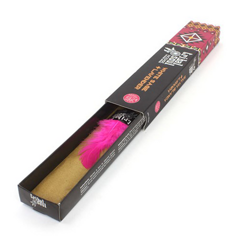 Tribal Soul Incense Sticks - White Sage + Lavender Hari Darshan Meditation NEW