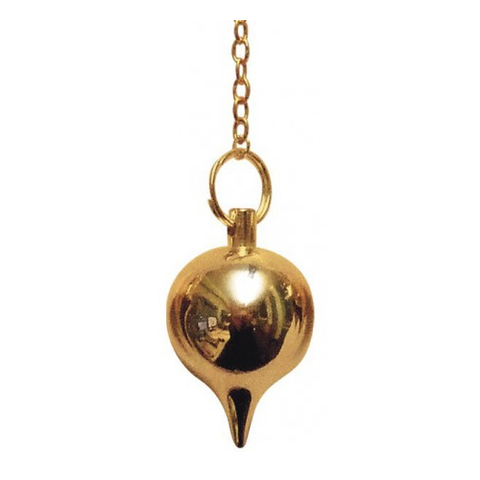 Deluxe Gold Drop Pendulum Lo Scarabeo Gold Metal Divination NEW