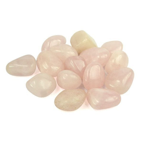 24 Medium Tumble Stones - Rose Quartz Gemstones Amulet Ancient Wisdom NEW