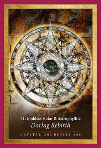 Crystal Mandala Oracle Cards Deck Alana Fairchild Esoteric Telling Blue Angel