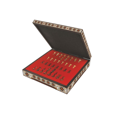 Vip Chess Set Hatem Lux L Size Wooden Board Box And Chessman Star 1051092