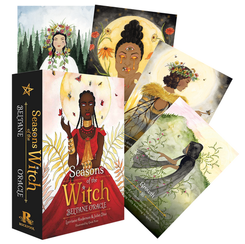 Seasons Of The Witch Beltane Oracle Cards Deck Rockpool Publishing Anderson Diaz