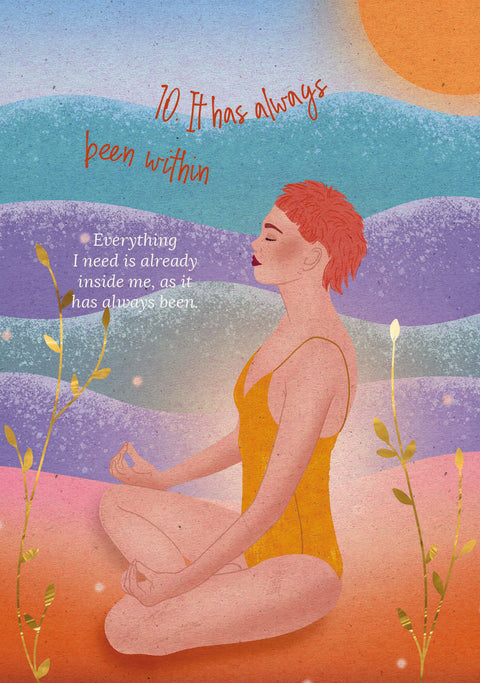 Finding Inner Peace Inspiration Cards Rockpool Publishing 36 Cards Booklet NEW