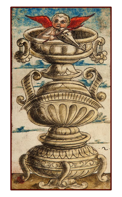 Sola Busca Tarot Mini Cards Deck Esoteric Historic Renaissance Lo Scarabeo