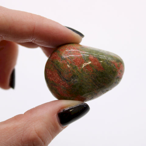 Large African Tumble Stones (6X) - Unakite Talisman Energy Ancient Wisdom