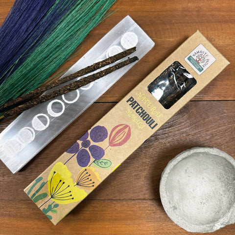 Natural Botanical Masala Incense Sticks - Patchouli By Namaste India NEW
