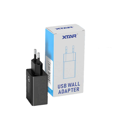 Xtar USb Wall Adapter Qc 3.0 18W Dbs15Q Eu Plug Quick Charge Technology NEW