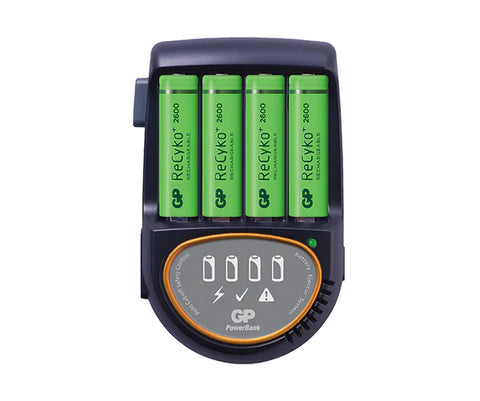 Gp Recyko Charger Pb50 H500 For Aa Aaa Batteries Included 4 Aa Recyko 2700