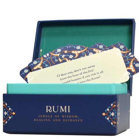 Rumi Jewels Of Wisdom Healing And Guidance Insight Cards Deck Blue Angel NEW