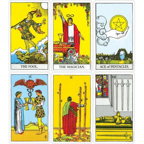 Giant Rider Waite Tarot Deck Cards Esoteric Telling Big Size US Games NEW