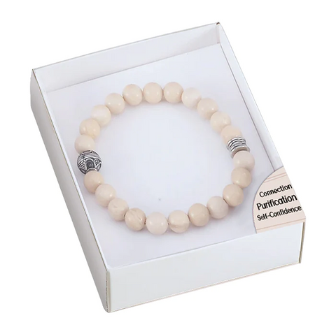Crystal Bracelet River Stone Lo Scarabeo Connection Purification Confidence NEW