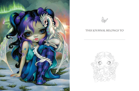 Jasmine Becket-Griffith Writing & Creativity Journal Notebook Blue Angel NEW