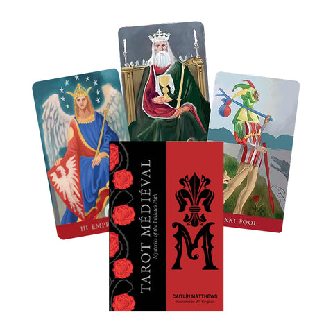 Tarot Medieval Cards Deck Schiffer Publishing Caitlin Matthews Wil Kinghan NEW