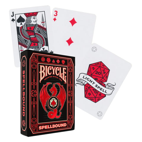 Bicycle Spellbound Playing Cards Deck β Fantasy Dragons, Foil, Poker Size