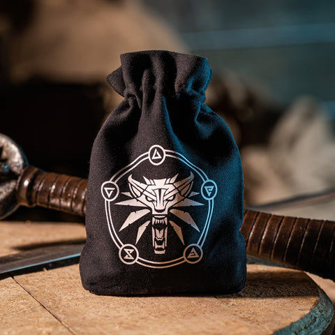 The Witcher Dice Bag Geralt School Of The Wolf Roleplay Q-Workshop Rpg Bwge201