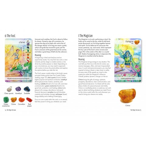 The Crystal Power Tarot Cards Deck & Book Cico Books Jayne Wallace Esoteric NEW