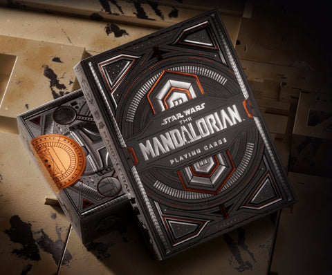Mandalorian V2 Star Wars Theory 11 Playing Cards Deck Tricks Orange Black