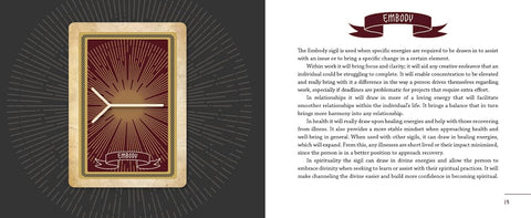 Sigils a Tool for Manifesting and Empowerment Cards Deck Schiffer Publishing
