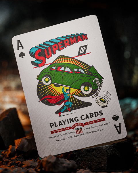 Superman Playing Cards Deck Premium Golden Age Of Comics Theory 11 USpcc T1188