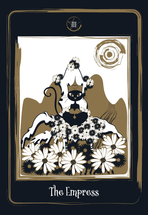Golden Black Cat Tarot Cards Deck Agm Urania Helena De Almeida Cats Fans NEW