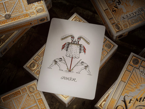Sembras Playing Cards Mexican Style Gold Foil Theory 11 Magic Tricks USpcc T1180