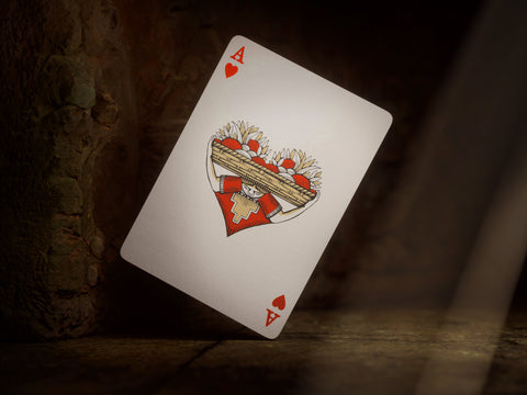 Sembras Playing Cards Mexican Style Gold Foil Theory 11 Magic Tricks USpcc T1180