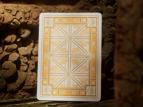 Sembras Playing Cards Mexican Style Gold Foil Theory 11 Magic Tricks USpcc T1180