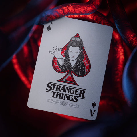 Stranger Things Playing Cards Poker Size USpcc Made In USa Theory 11 Netflix