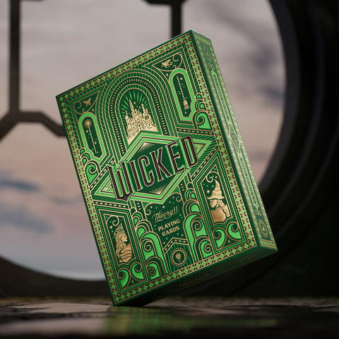 Wicked Oz Playing Cards by Theory 11 Green Gold