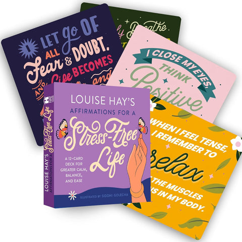 Affirmations for a Stress-Free Life Cards Hay House