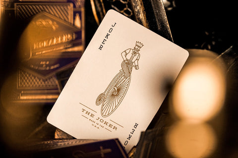 Monarchs Theory 11 Playing Cards Deck Purple Gold Magic Tricks Sealed