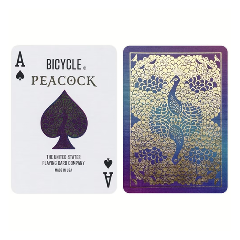 Bicycle Peacock Purple No 20 Playing Cards Deck Cold Foil USpcc 10044808