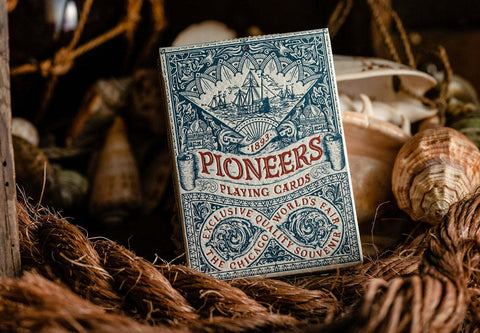 Pioneers Blue Playing Cards Deck Ellusionist 1893 Exclusive Quality Poker NEW