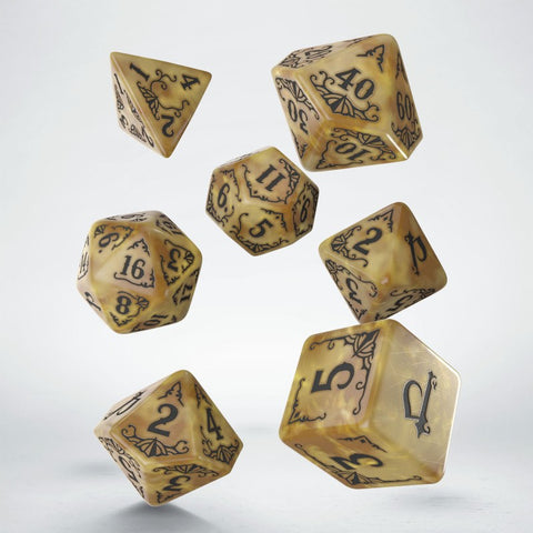 Pathfinder Dice Set Azlant Gold & Black Role Playing Games Q-Workshop Spat31