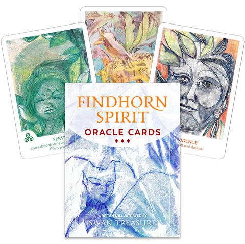 Findhorn Spirit Oracle Cards Findhorn Press Swan Treasure Esoteric Spiritual NEW