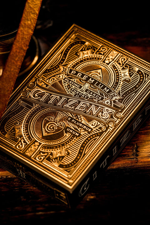 4x Decks Citizens Theory 11 Luxury Playing Cards Deck Gold Magic Trick Sealed