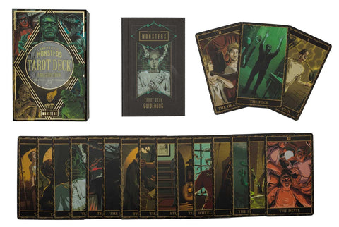 Universal Monsters Tarot Cards Deck And Guidebook