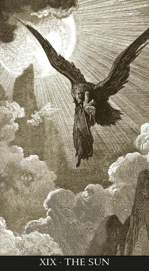 Gustave Dore Tarot Cards Deck Lo Scarabeo Black And White Mystical Energy NEW