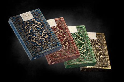 4 Harry Potter Playing Cards Decks Theory 11 Red Blue Green Yellow 4 Houses