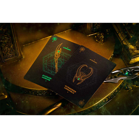 Avengers Loki Playing Cards 2 Decks Pvc & Paper Led Lights Difatta Dif14