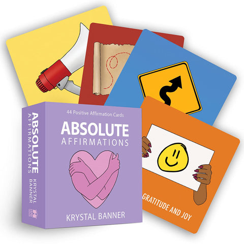 Absolute Affirmations Cards Deck Oracle Krystal Banner Manifest